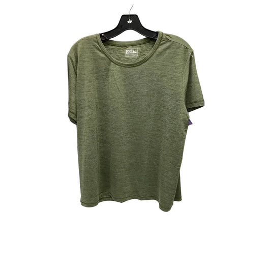 Top Short Sleeve By Eddie Bauer In Green, Size: Xl