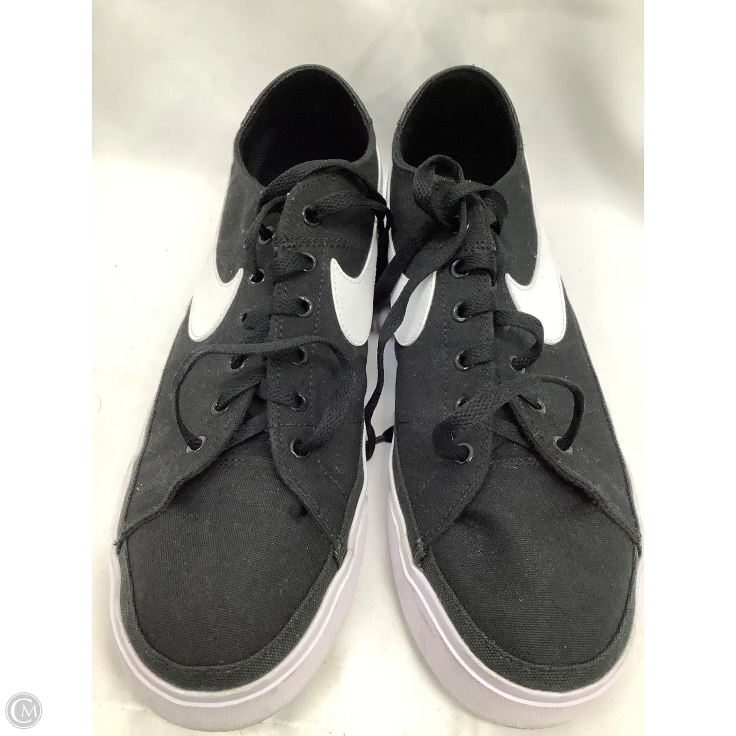 Shoes Flats By Nike In Black, Size: 12