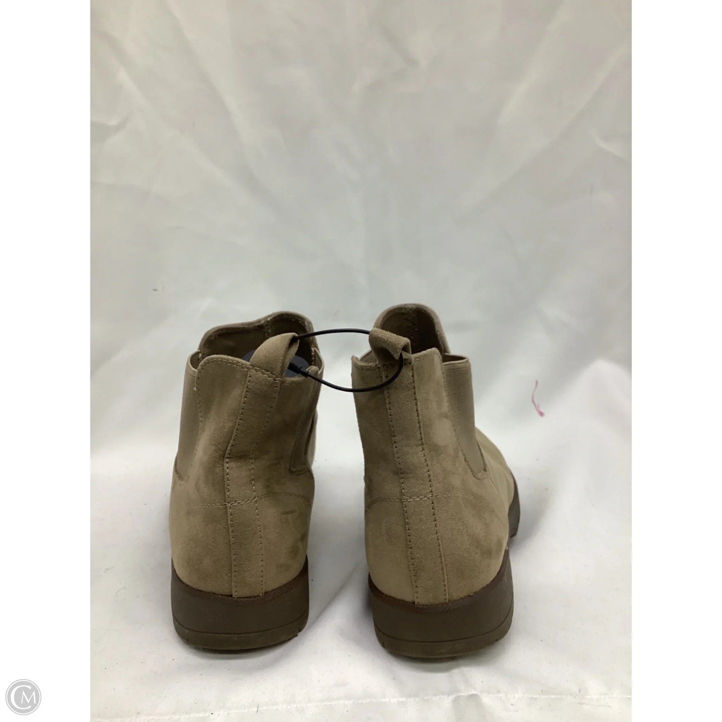 Boots Ankle Flats By Dr Scholls In Beige, Size: 8