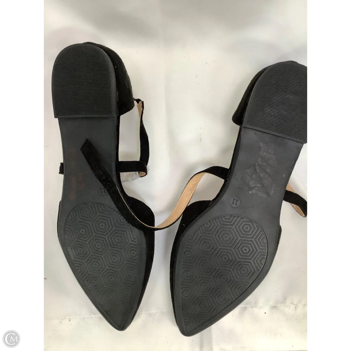 Shoes Flats By Clothes Mentor In Black, Size: 11