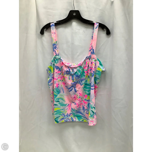 Top Sleeveless Designer By Lilly Pulitzer In Multi-colored, Size: L