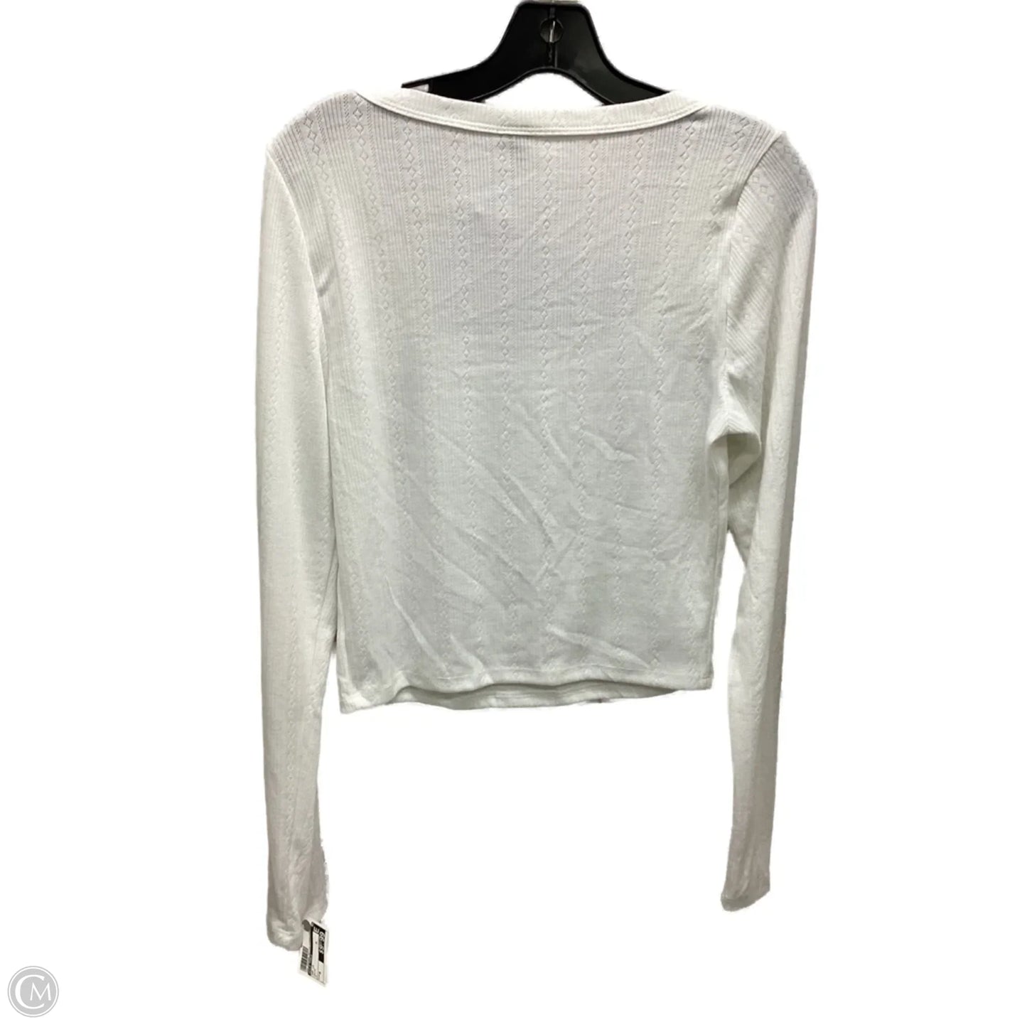 Top Long Sleeve By Wild Fable In White, Size: M