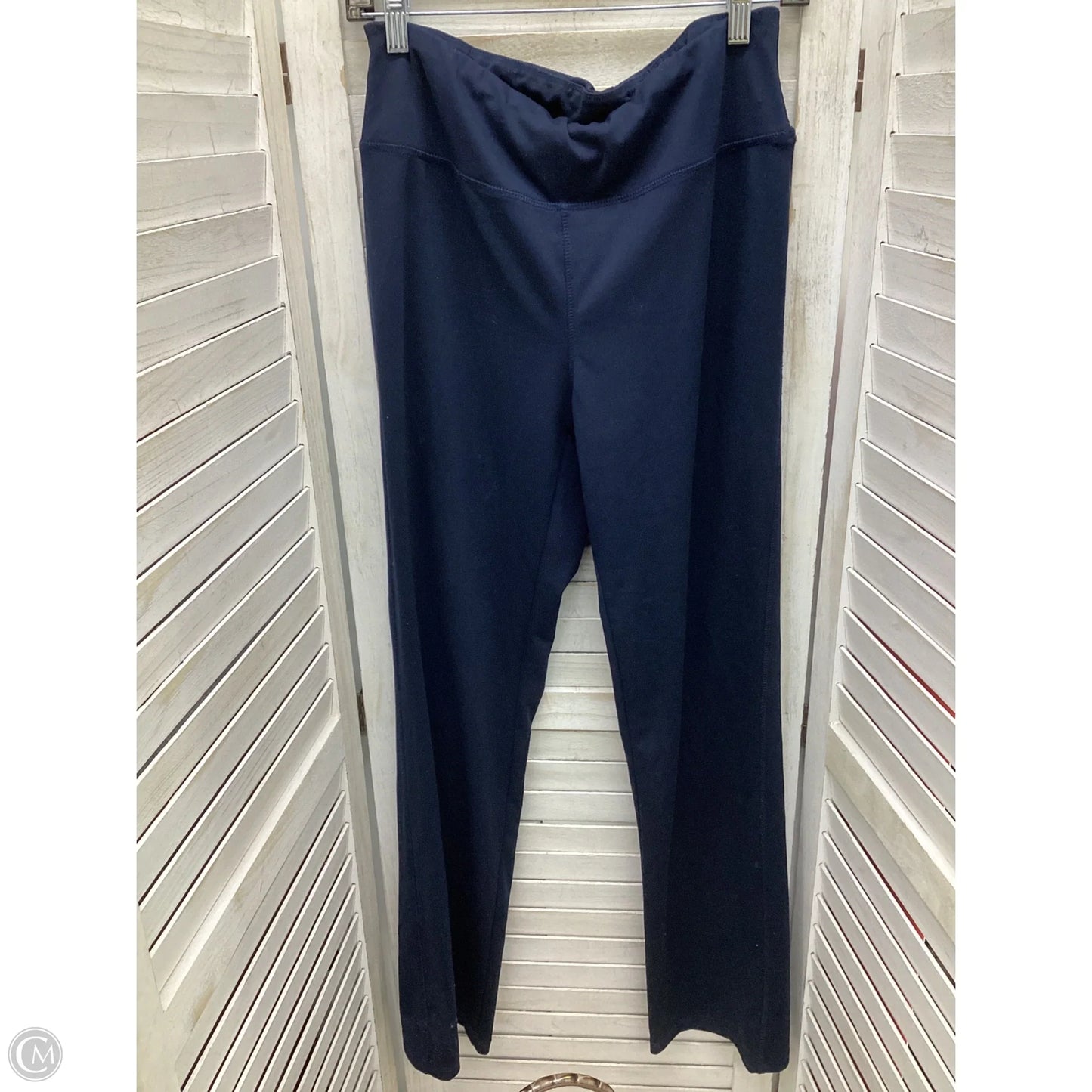 Athletic Leggings By Jockey In Blue, Size: L