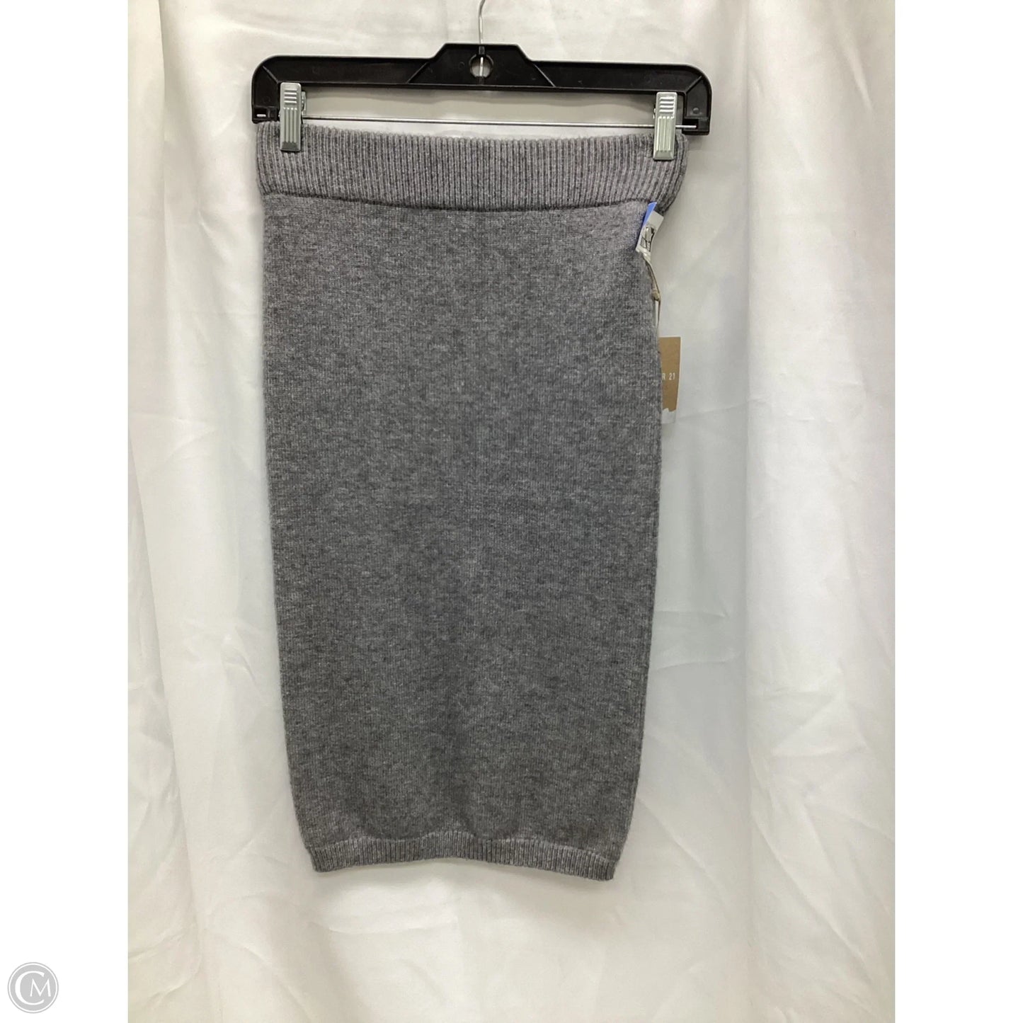 Skirt Midi By Forever 21 In Grey, Size: S