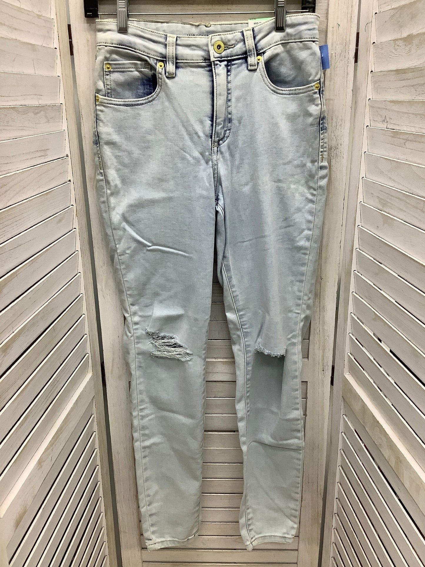 Jeans Skinny By Inc In Blue, Size: 8
