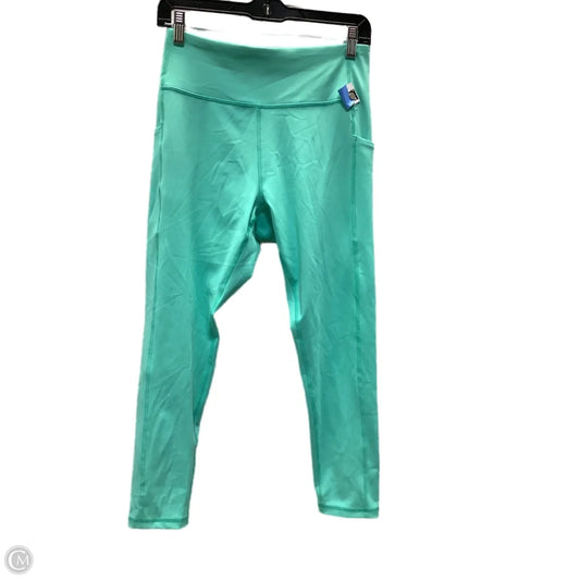 Athletic Leggings By Tek Gear In Teal, Size: L