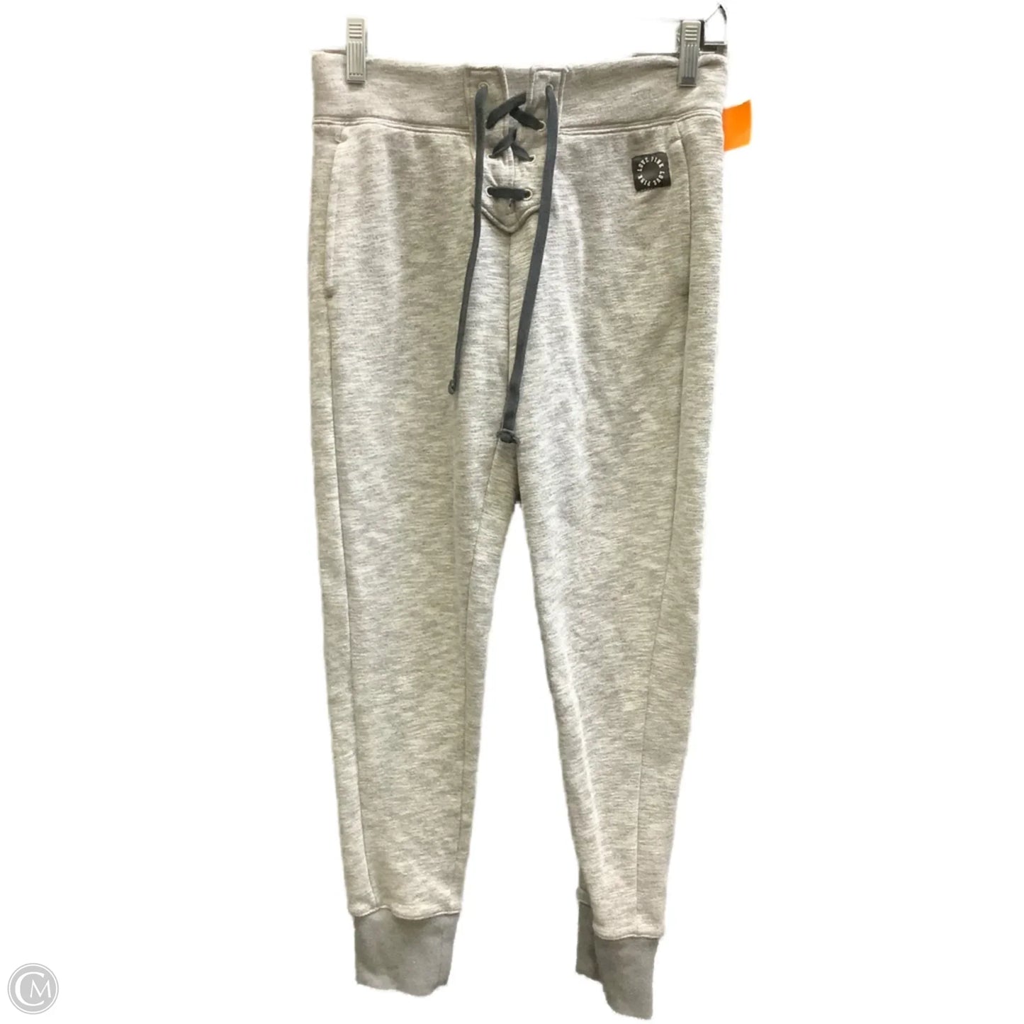 Athletic Pants By Pink In Grey, Size: Xs