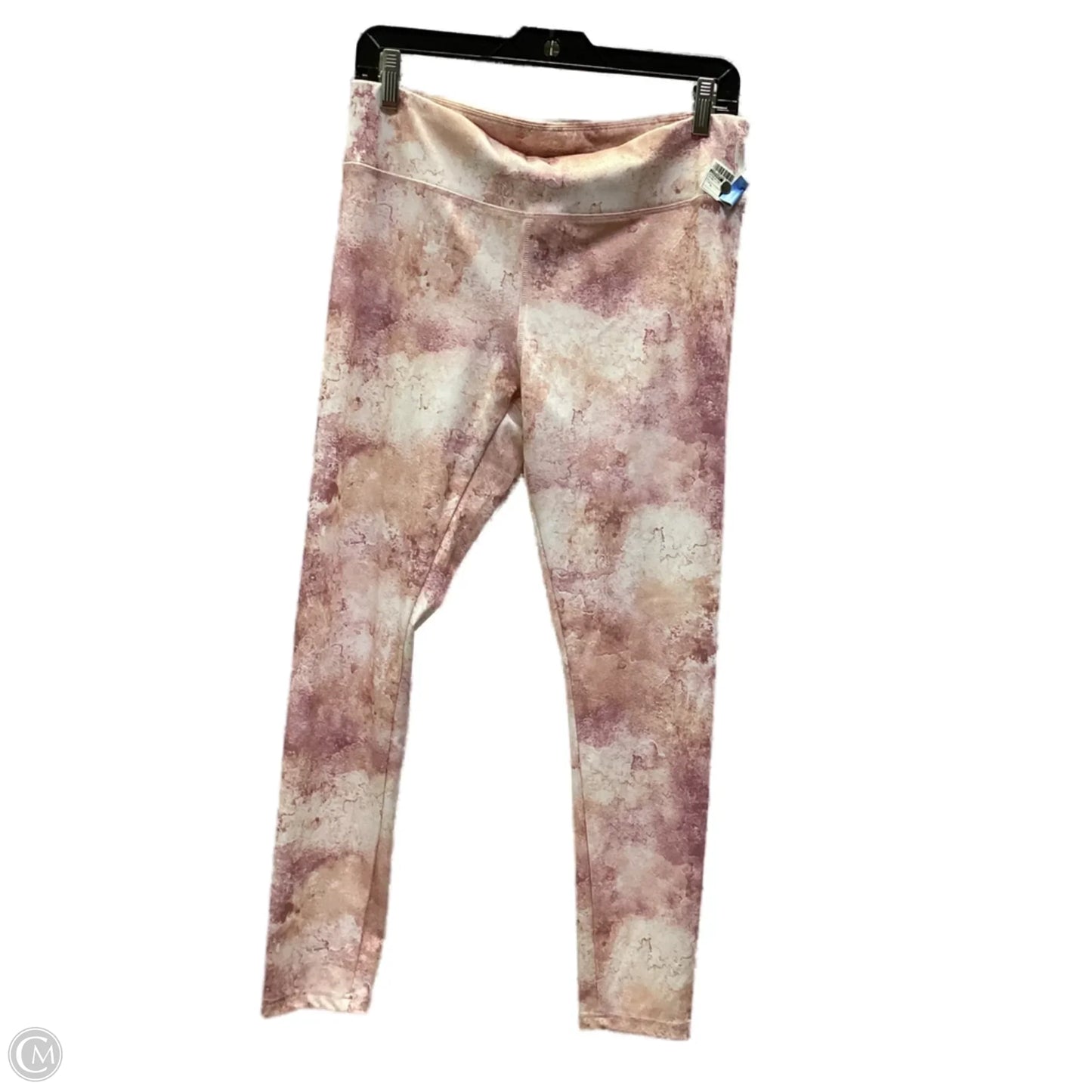 Athletic Leggings By Jockey In Pink, Size: L