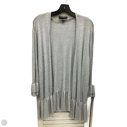 Cardigan By Lane Bryant In Grey, Size: 3x