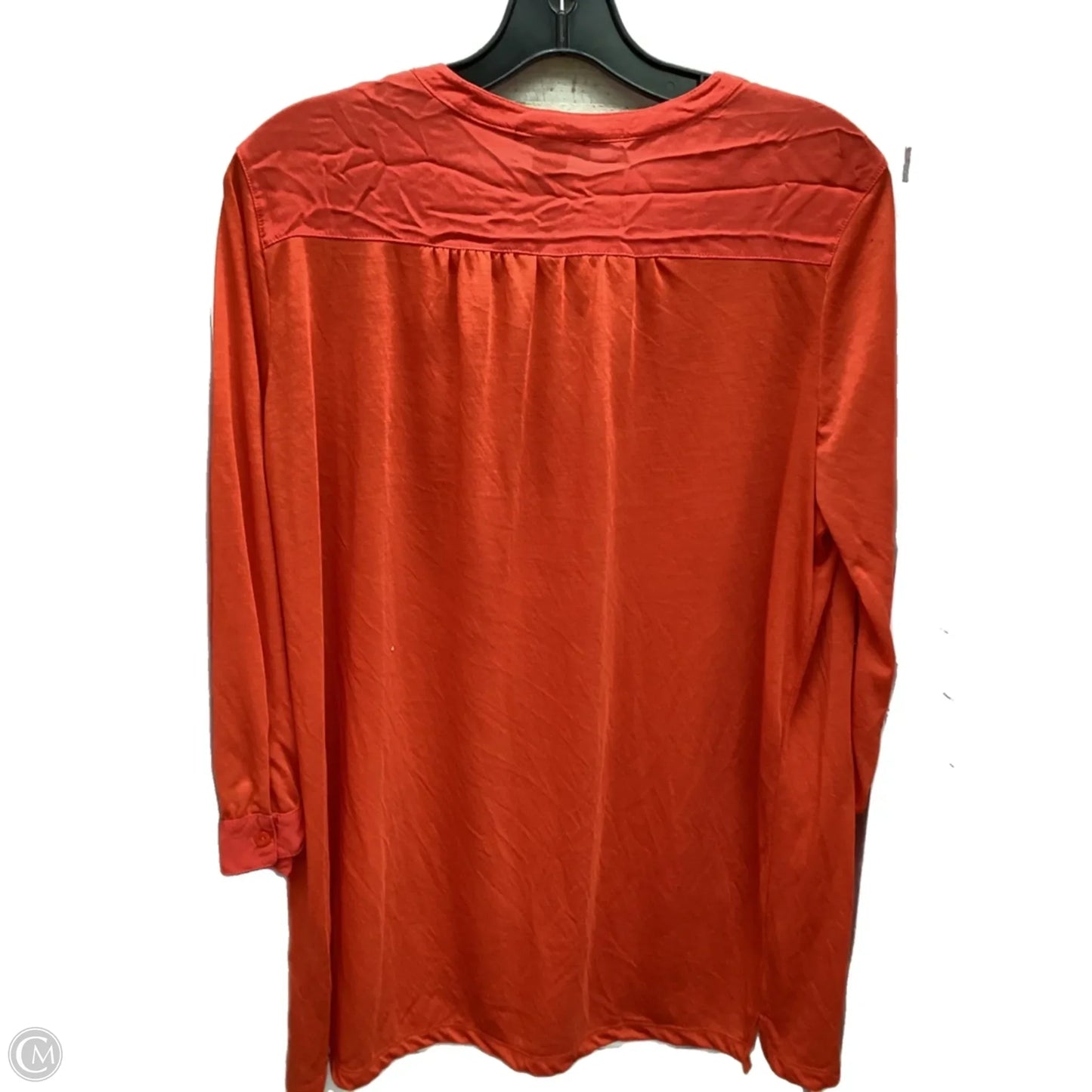 Top Long Sleeve By H&m In Red, Size: L