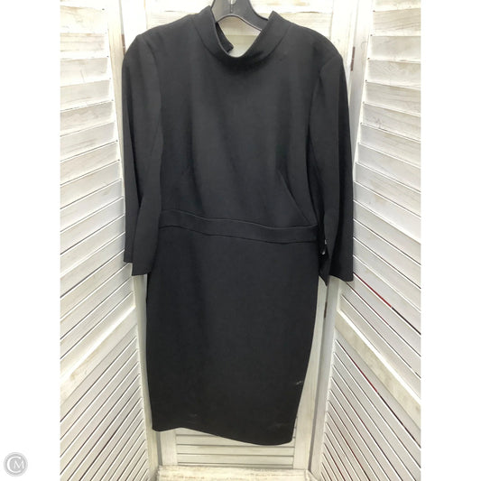 Dress Casual Midi By Calvin Klein In Black, Size: 10