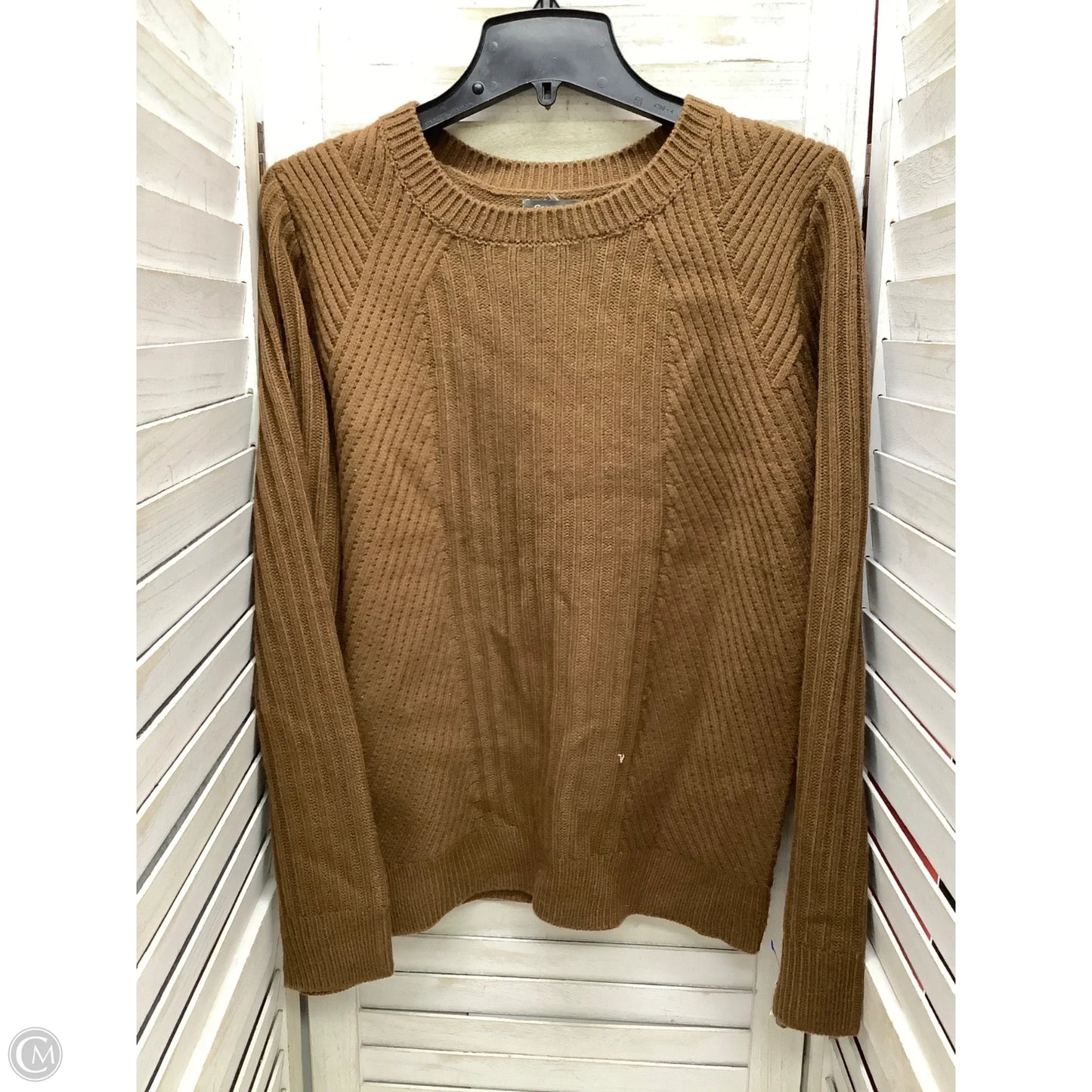 Sweater By Eddie Bauer In Brown, Size: Xl