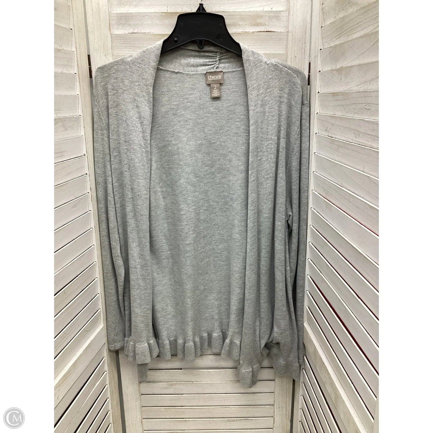 Cardigan By Chicos In Grey, Size: Xs