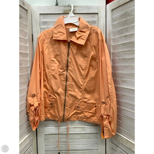 Jacket Other By Chicos In Orange, Size: L