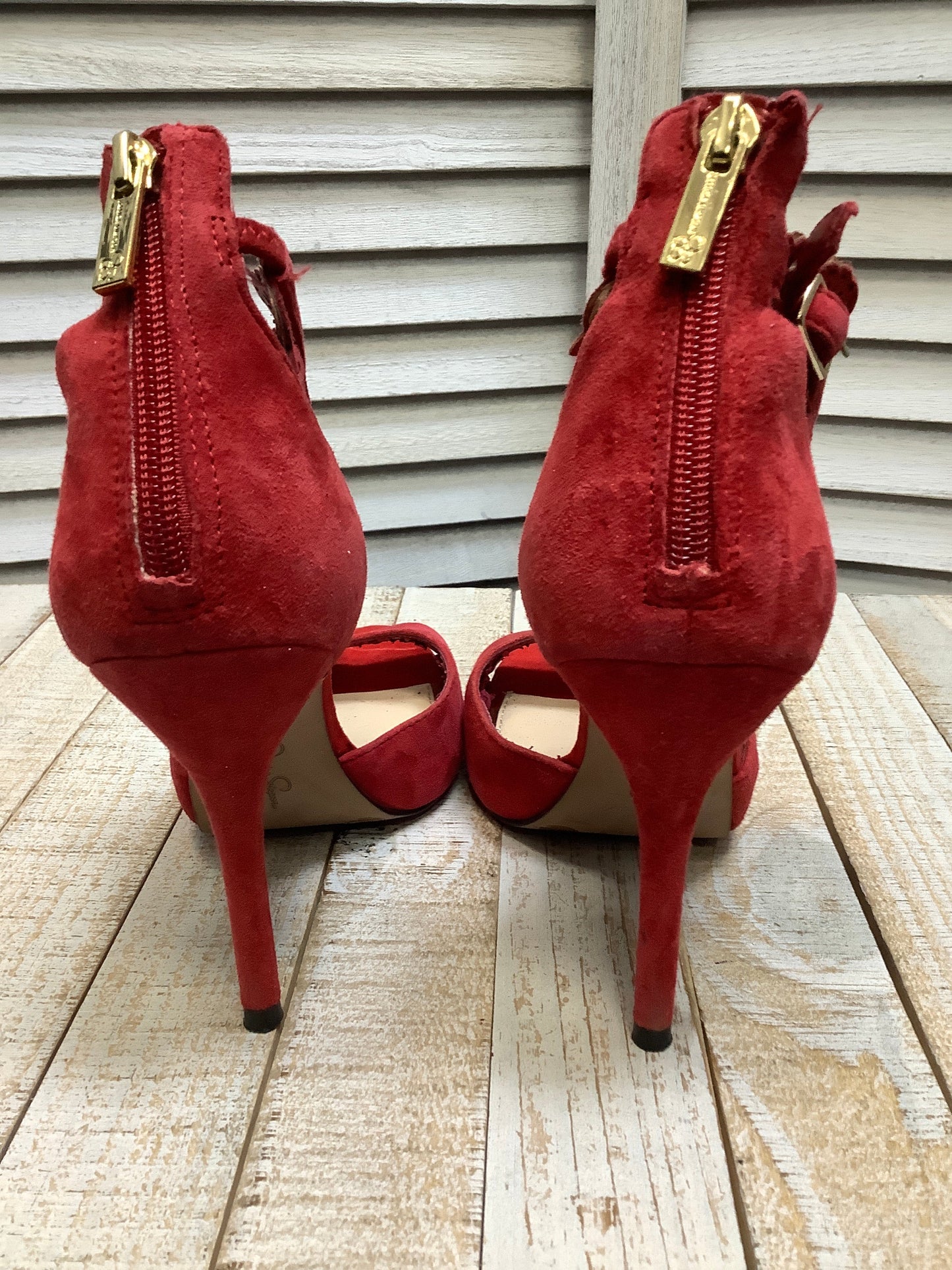 Red Heels Stiletto Jessica Simpson, Size 6.5