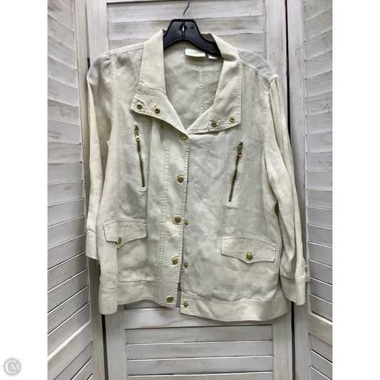 Jacket Other By Chicos In White, Size: M