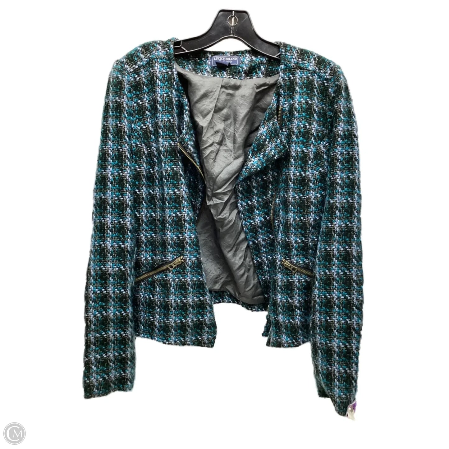 Blazer By Lucky Brand In Blue, Size: M