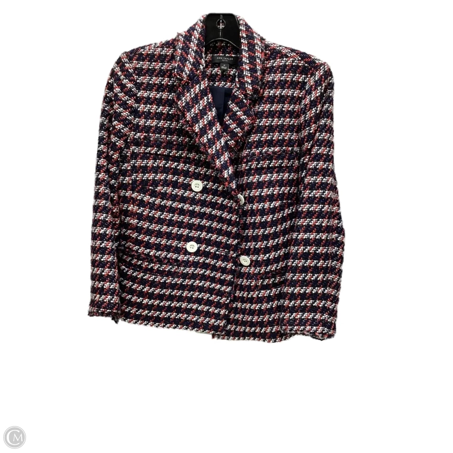 Blazer By Ann Taylor In Multi-colored, Size: 6petite