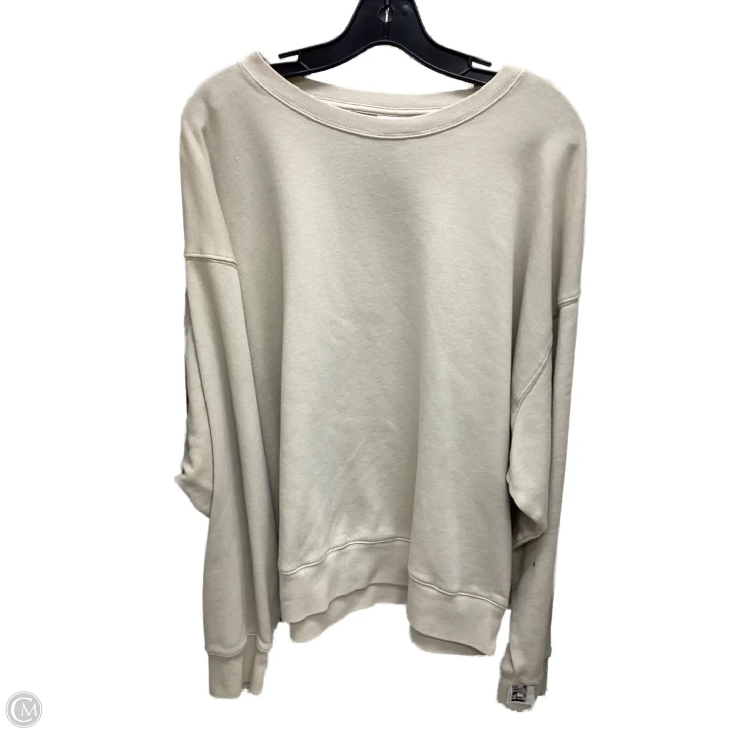 Sweatshirt Crewneck By Pink In Tan, Size: L
