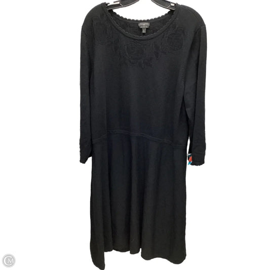 Dress Casual Short By Talbots In Black, Size: 3x