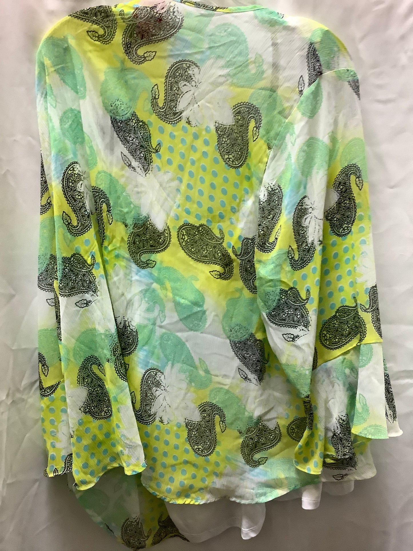 Top Long Sleeve By Hearts Of Palm  Size: 3x