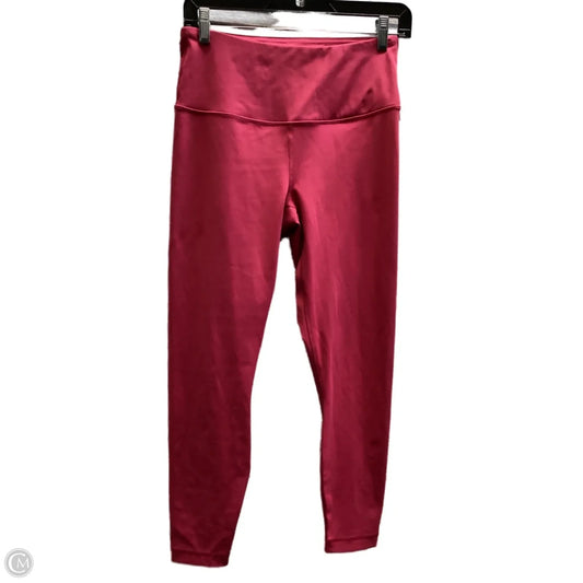 Athletic Leggings By 90 Degrees By Reflex In Pink, Size: M