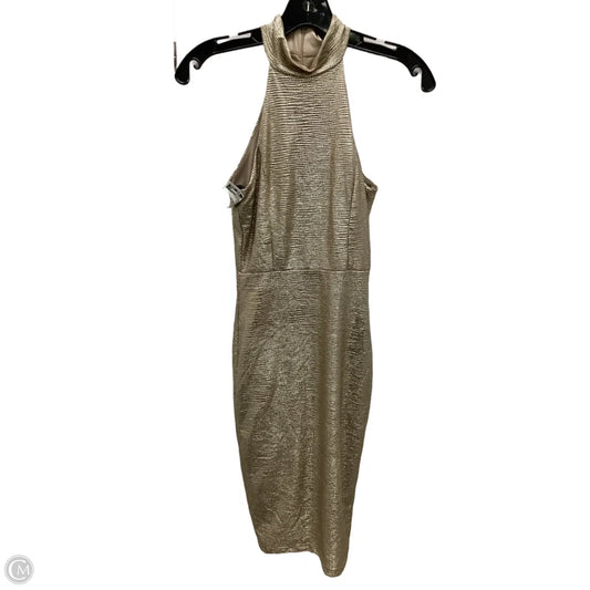 Dress Casual Short By Lulus In Gold, Size: Xs