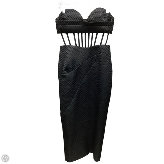 Dress Party Long By Clothes Mentor In Black, Size: L