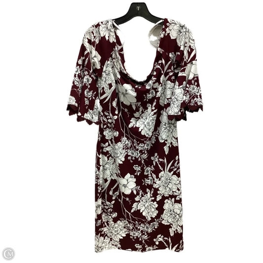 Dress Casual Maxi By Clothes Mentor In Floral Print, Size: 16