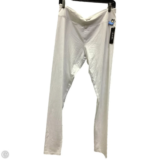 Athletic Leggings By Clothes Mentor In White, Size: L