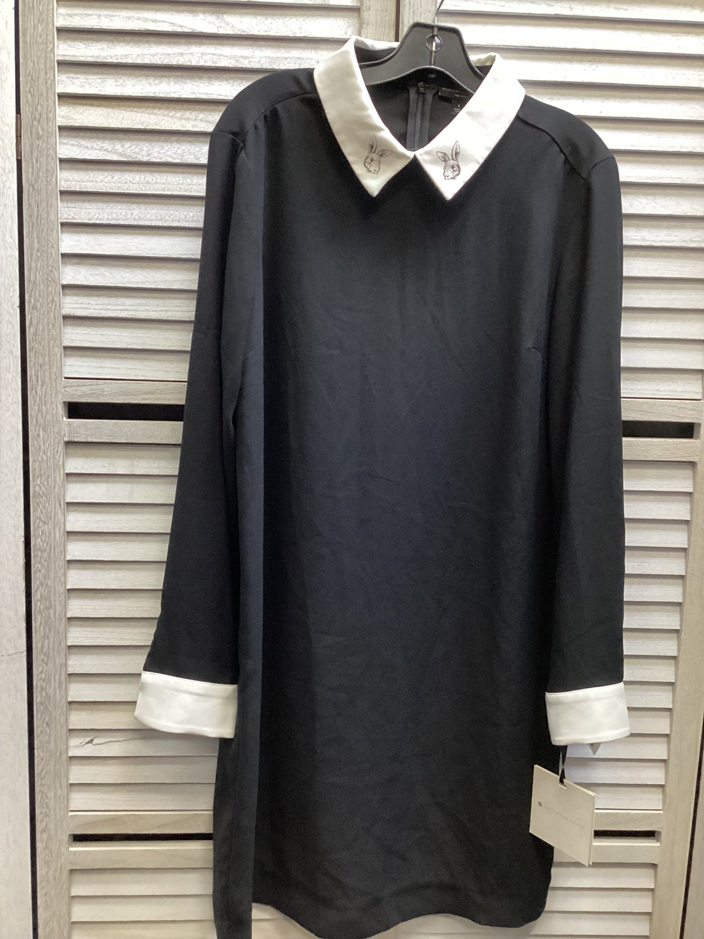 Dress Casual Midi By Clothes Mentor In Black, Size: L