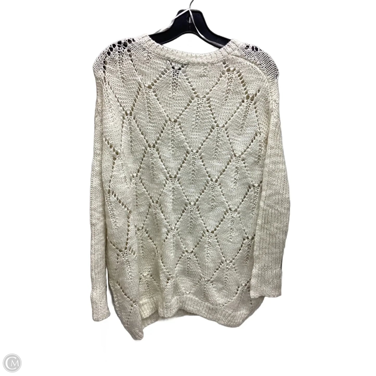 Sweater By H&m In Cream, Size: Xs