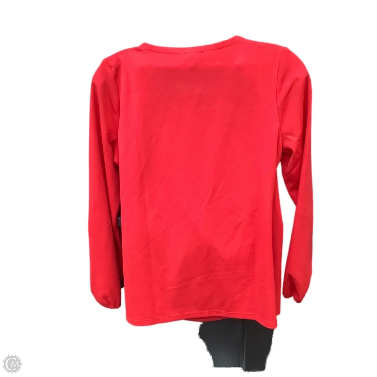 Top Long Sleeve By Talbots In Red, Size: Mp