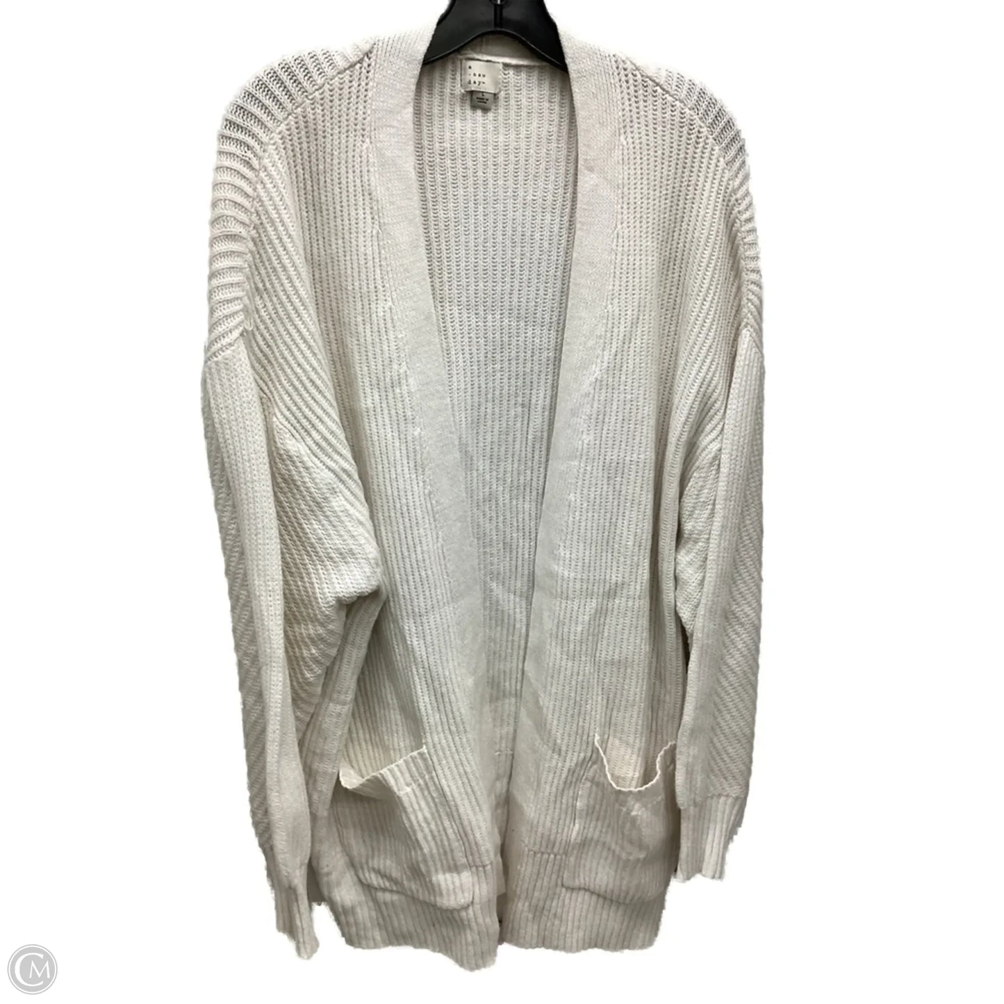 Cardigan By A New Day In White, Size: L