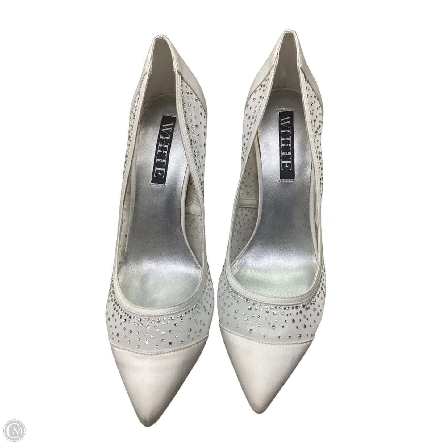 Shoes Designer By Vera Wang In White, Size: 10