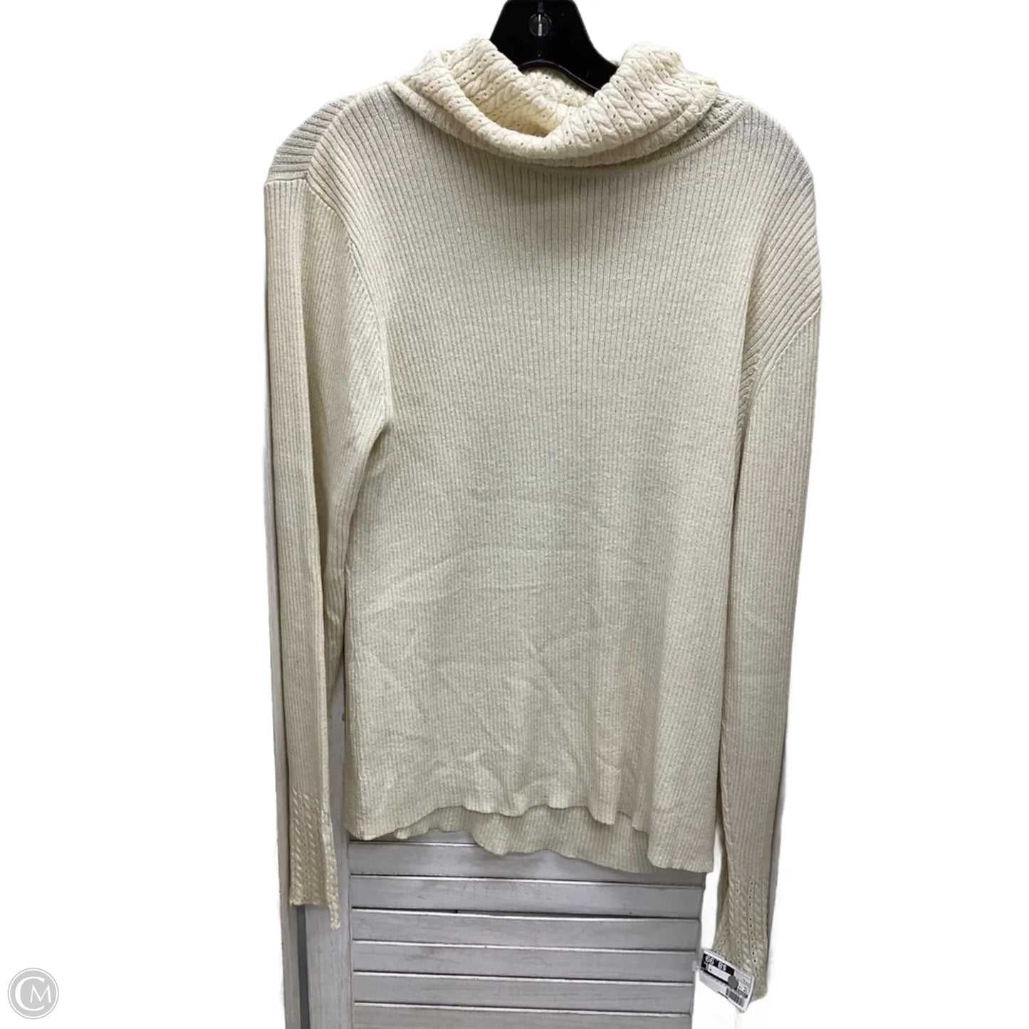 Top Long Sleeve By George In Tan, Size: XL