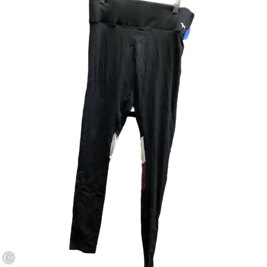 Athletic Leggings By Pink In Black & Purple, Size: S