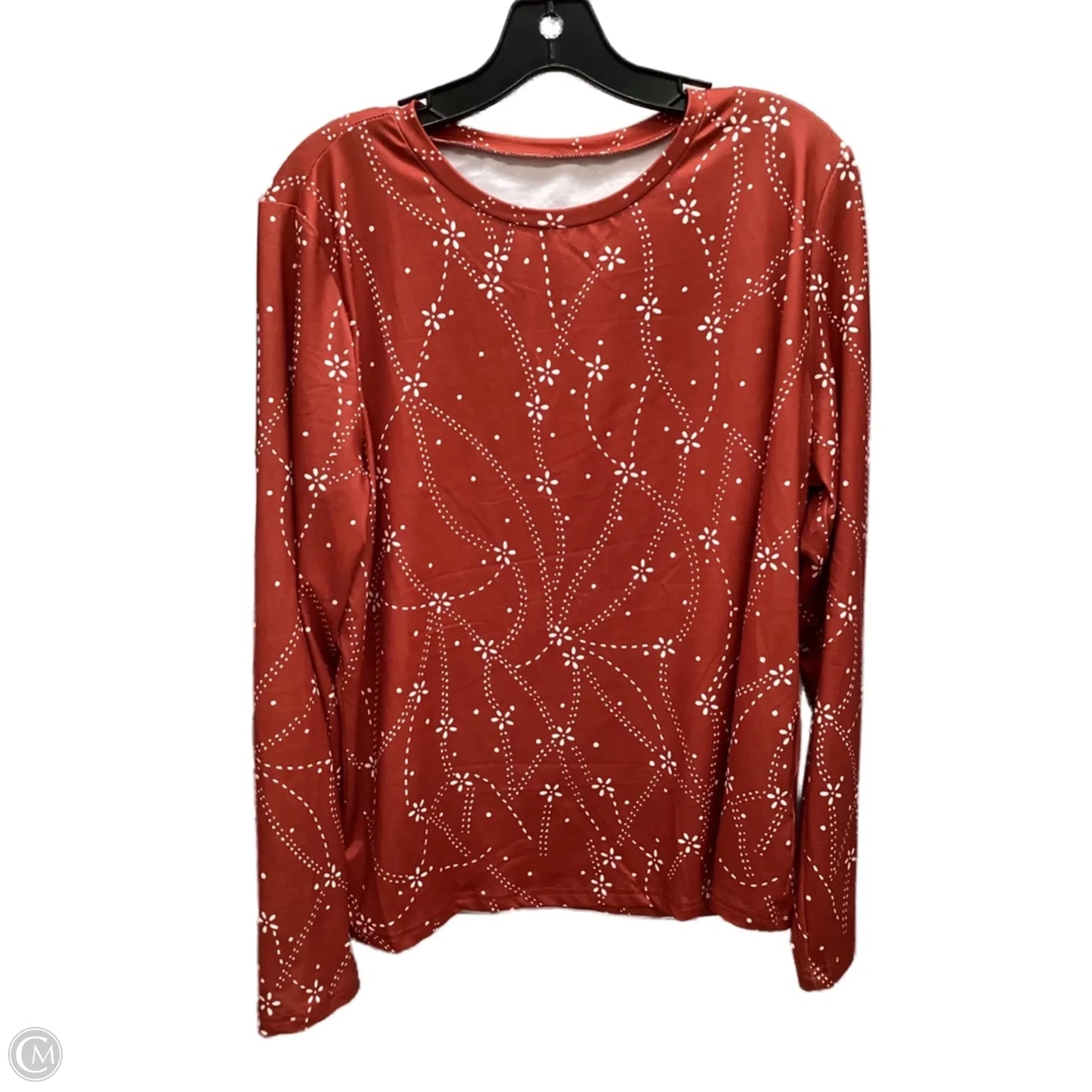 Top Long Sleeve By Clothes Mentor In Red, Size: XL