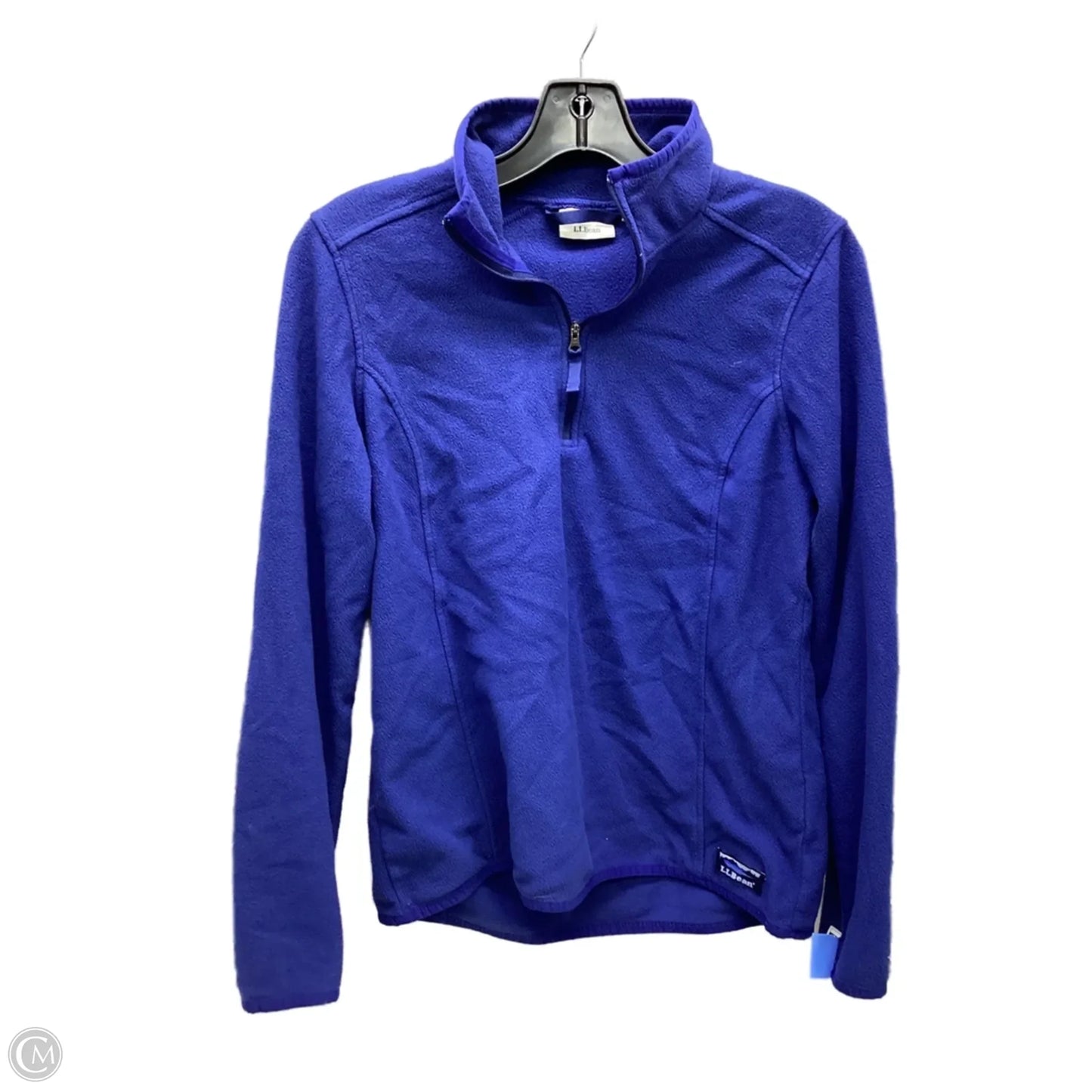 Jacket Fleece By L.l. Bean In Blue, Size: M