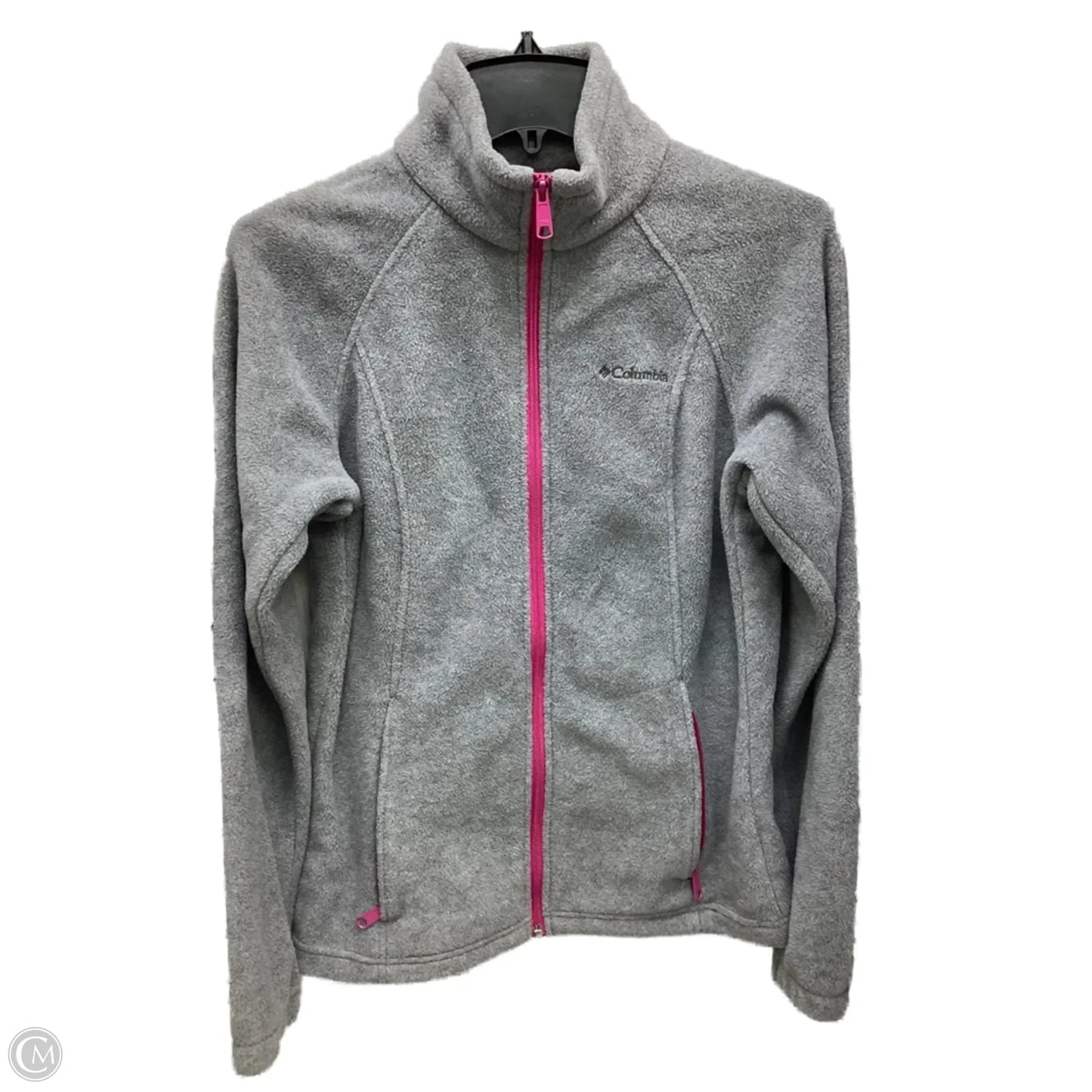 Jacket Fleece By Columbia In Grey, Size: S