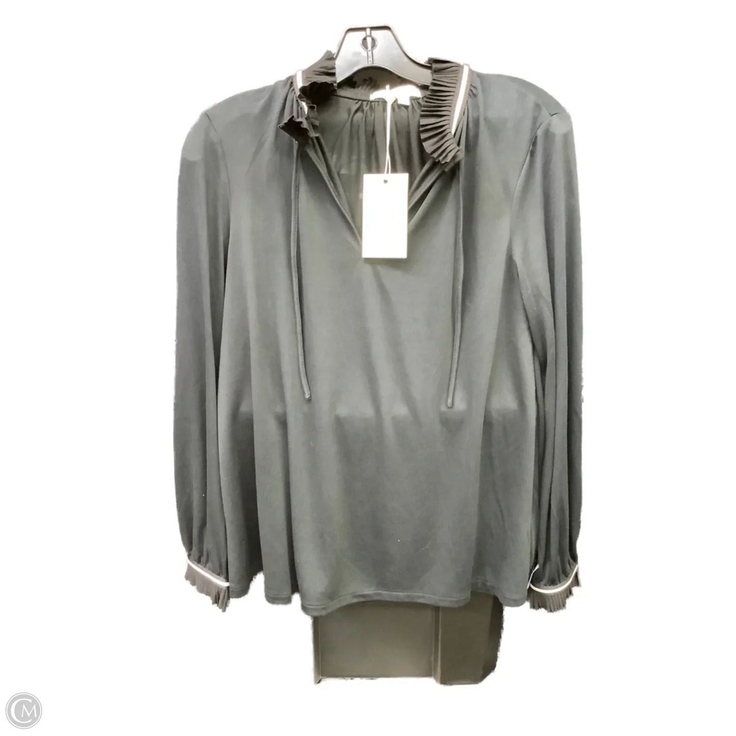 Top Long Sleeve By Boden In Black, Size: 8