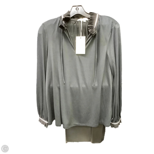 Top Long Sleeve By Boden In Black, Size: 8