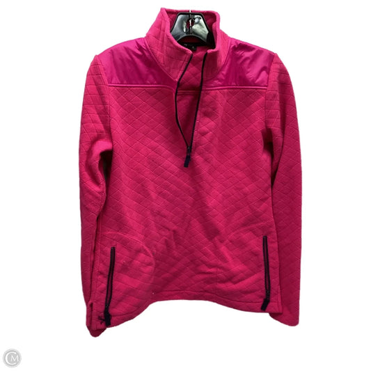 Jacket Fleece By Talbots In Pink, Size: Xs