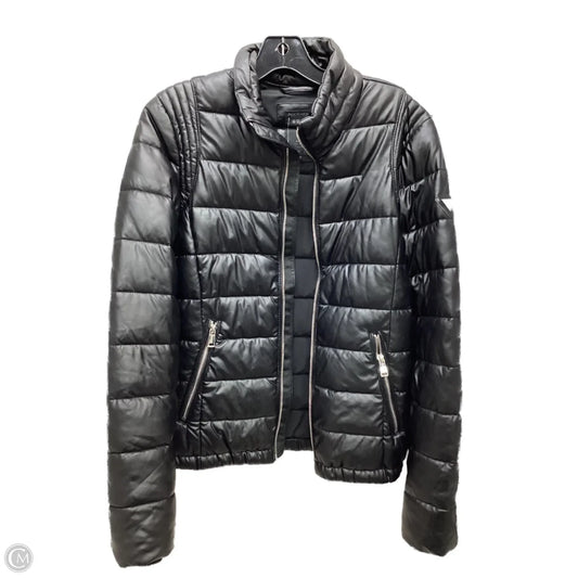Coat Puffer & Quilted By Guess In Black, Size: Xs