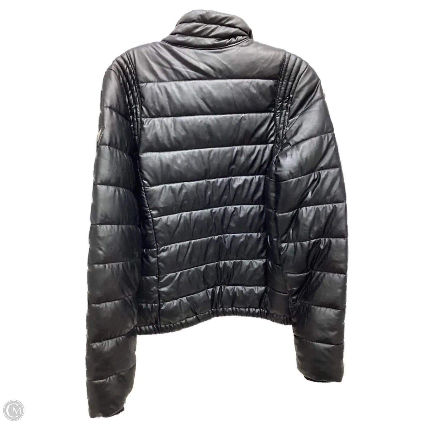 Coat Puffer & Quilted By Guess In Black, Size: Xs