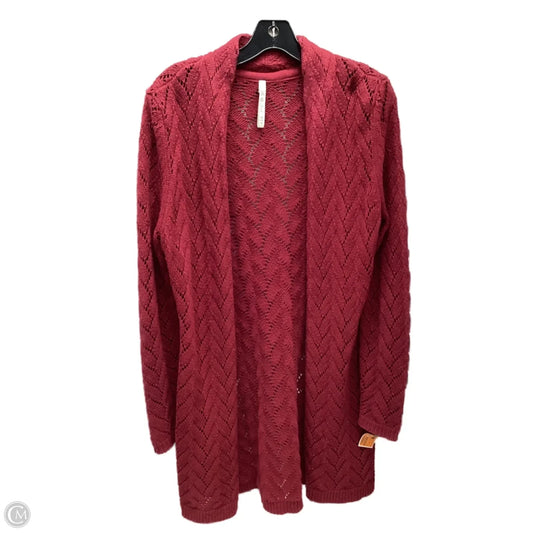 Cardigan By Leo And Nicole In Red, Size: M
