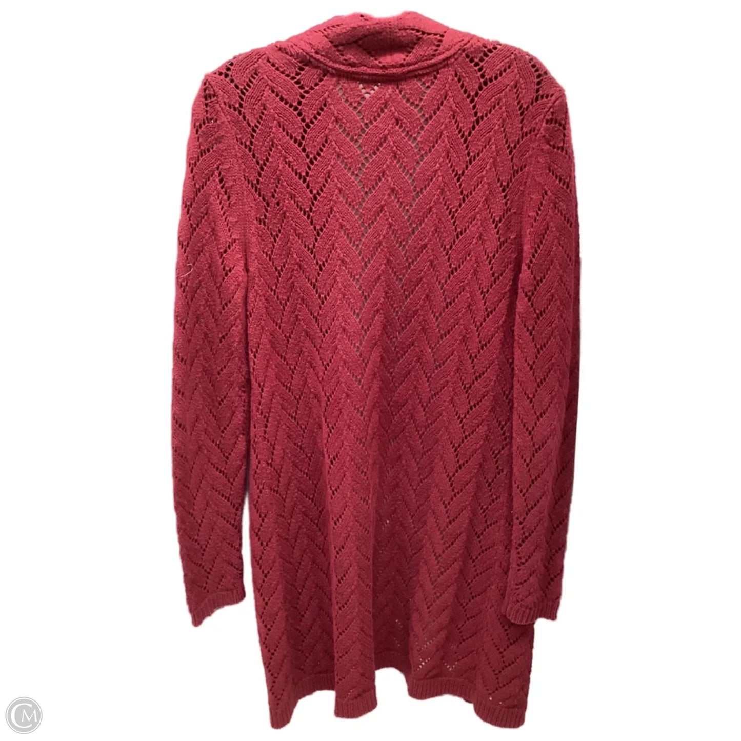 Cardigan By Leo And Nicole In Red, Size: M