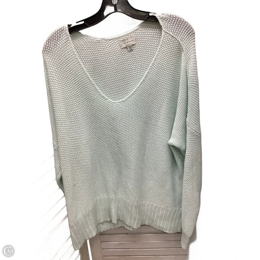 Sweater By Lucky Brand In Aqua, Size: L