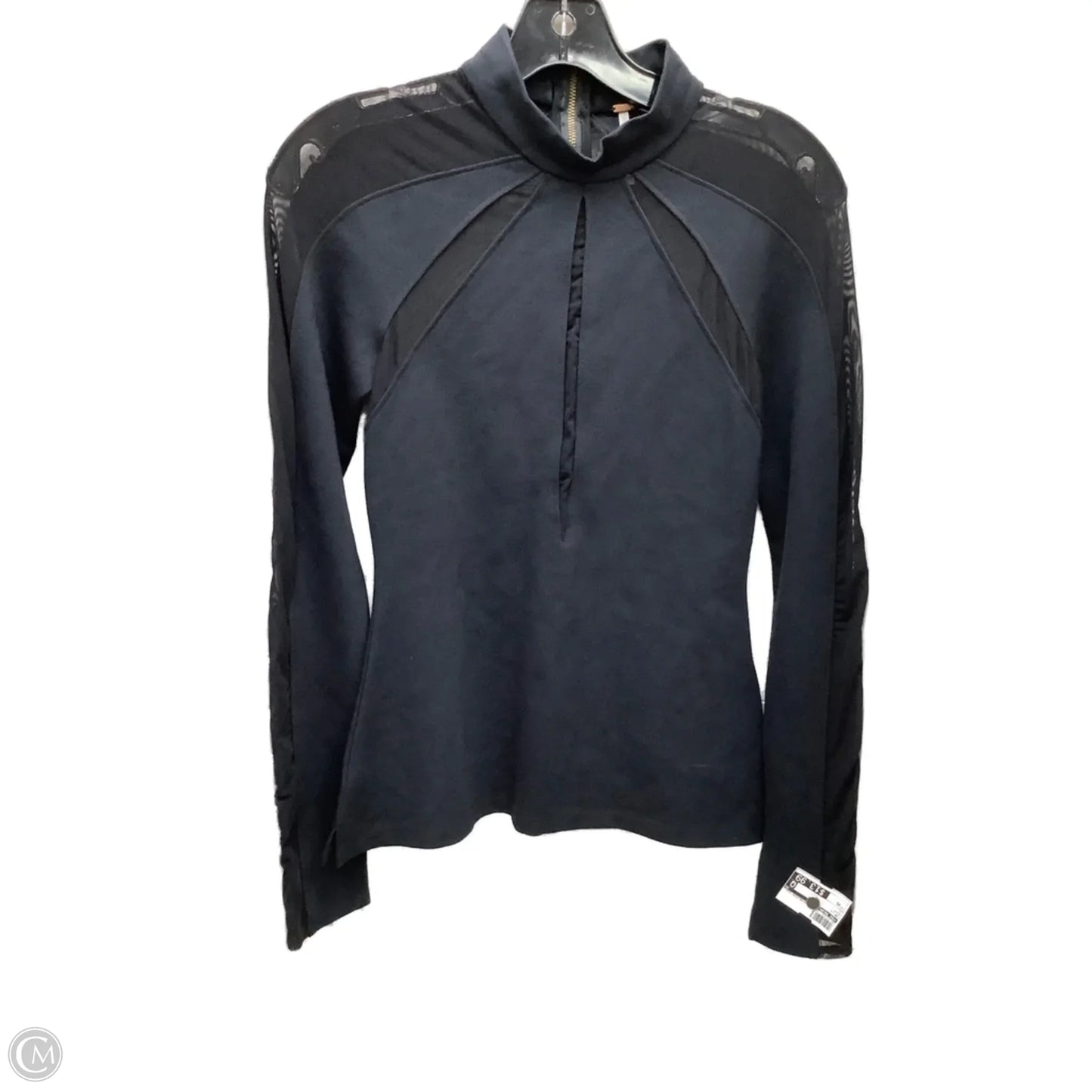 Top Long Sleeve By Free People In Black, Size: Xs