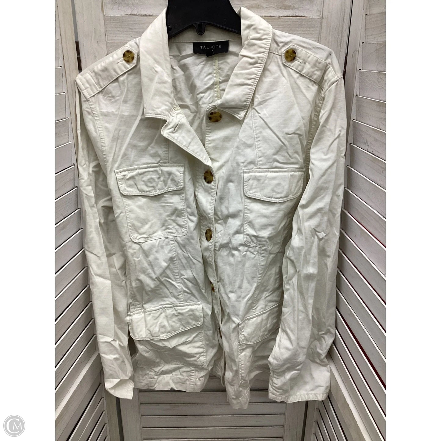 Jacket Other By Talbots In Ivory, Size: 2x